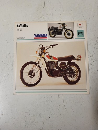 Carte fiche moto édition - fiche,