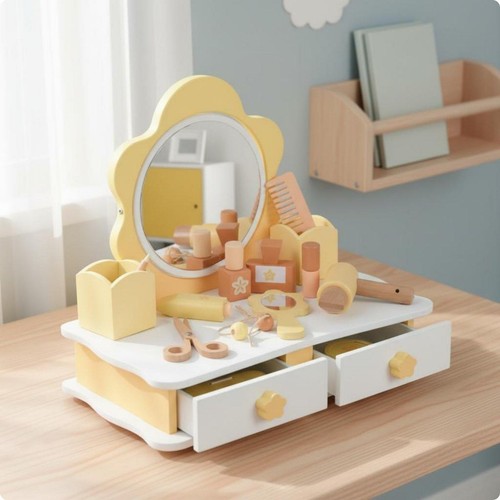 Coiffeuse enfant bois - coiffeuse, en