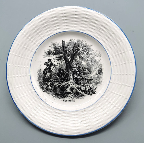 Assiette parlante les mois - parlante, de
