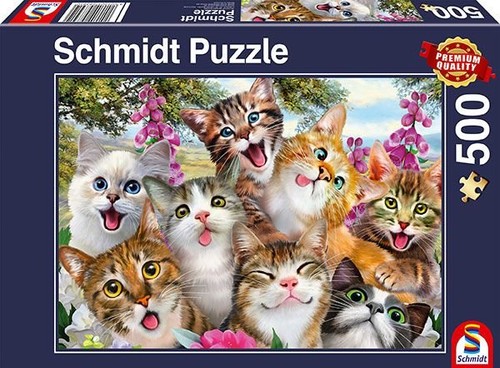 Puzzle 500 pièces selfie - pièces,