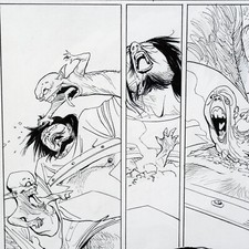 Planche originale Marvel Ghost
