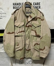 GENUINE US ARMY M65 FIELD JACKET DCU 3/ COLOR DESERT SUPER EX !!! MEDIUM REGULAR