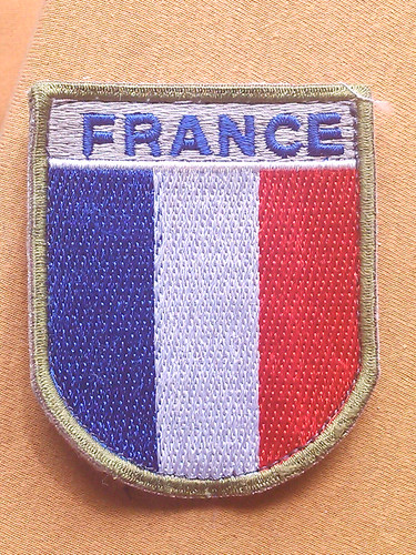 03207 patch francais bleu
