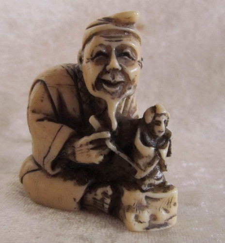 Figurine bouddha netsuke - figurine,