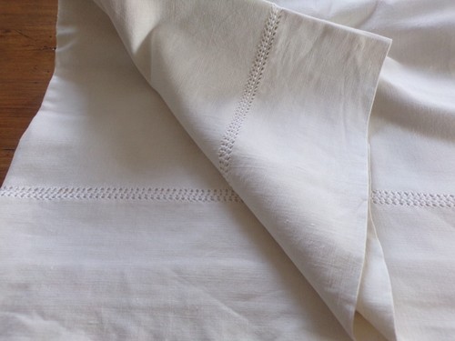 Grand drap ancien lin 240 - drap,