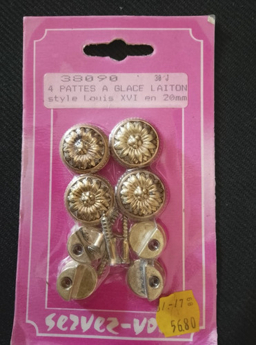 Pattes fixation laiton - pattes, style