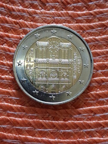 Pièce euros notre dame de - pièce,