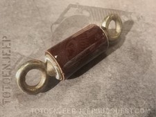 ISOLATEUR PORCELAINE HAUBAN ANTENNE RADIO  IN 86 .  us ww2 jeep willys