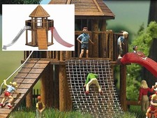 BUSCH Aire de jeux enfants - château en bois - HO - BUSCH 1487
