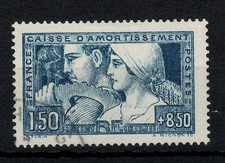 YV 252 oblitéré , Le travail type I , Cote 180 Euros (ST5526)