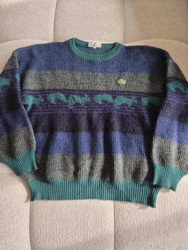Pull vintage chemise lacoste - pull,