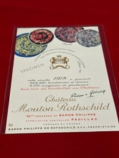 Etiquette vin Mouton