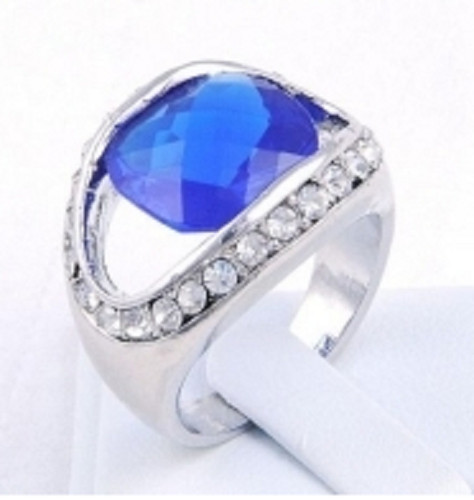 Bague plaqué blanc - plaqué, or
