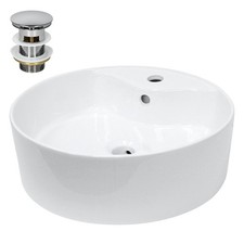 Lavabo en céramique blanc