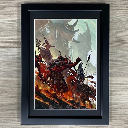 Herald khorne encadré art - khorne,