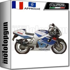 GPR POT ECHAPPEMENT HOM FURORE NOIR SUZUKI GSX-R 600 SRAD 1996 96 1997 97