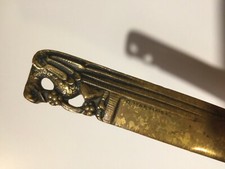 ANCIEN COUPE PAPIER ART DECO EN BRONZE A. MARTINET art deco