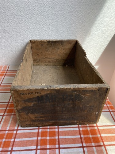 Ancienne caisse bois - caisse, pub