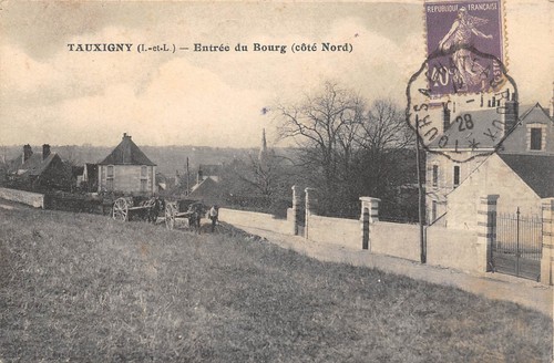 Cpa tauxigny entree - cpa, du