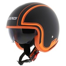 Casque Axxis Hornet SV Royal A4 noir mat orange fluor