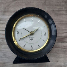 Ancien réveil à clé CADET JAPY noir et or