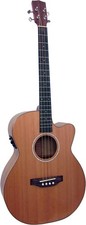 Ashbury LINDISFARNE Tenor Guitare. Vendu Cèdre Haut & Koa Corps. De Hobgoblin