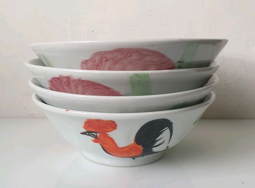 Bols porcelaine coq - bols,