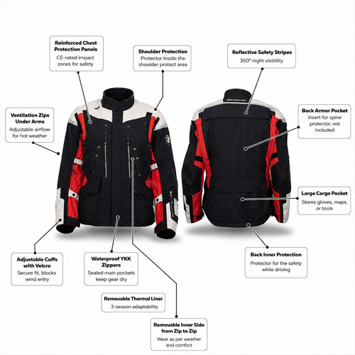 Blouson moto bmw motorrad - blouson, gs