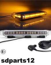 Gyrophare Barre De Toit D’avertissement Stroboscopique 40 Led Orange 17 Flash