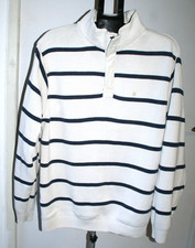 Polo Marinière homme marque ARMAND THIERY  Taille XL rayé blanc bleu m. longues