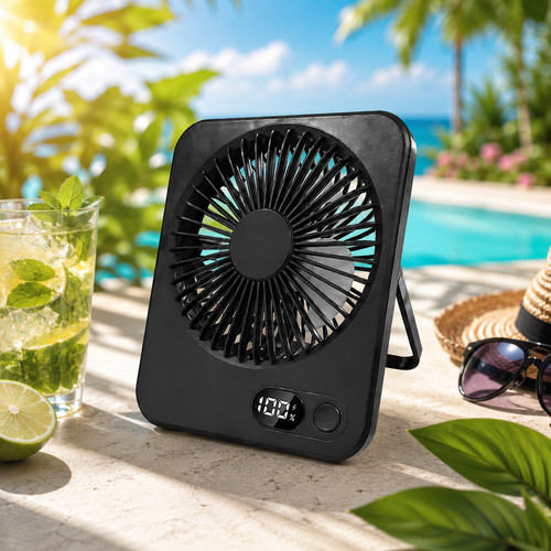 Mini ventilateur portable en - portable, 3
