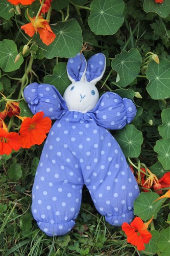 Doudou peluche lapin - lapin, moulin