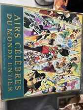 coffret de 10 disques vinyles airs célèbres du monde entier années 50-60