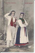 590 vie populaire souabe Hascht gmoint litho couleur vers 1900 Bade-Wurtemberg