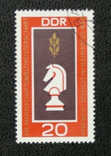 Timbre echecs schach - echecs,