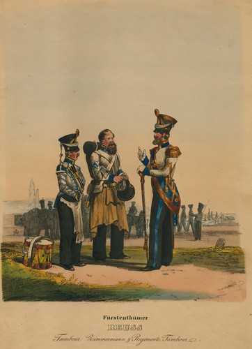Lithographie originale tambour - lithographie,
