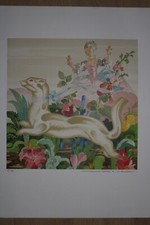 Jean Adrien MERCIER,   FURET DU BOIS JOLI , lithographie numérotée et signée