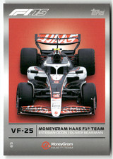 Topps F1 Turbo Attax 2025 Formule 1 No. 65 Moneygram Haas Team Voiture VF-25