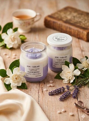 Bougie artisanale parfumé - bougie,