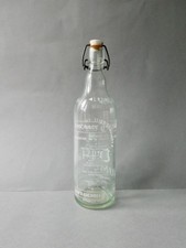 ancienne bouteille de limonade, en verre, marque Crystal Dinan, années 60