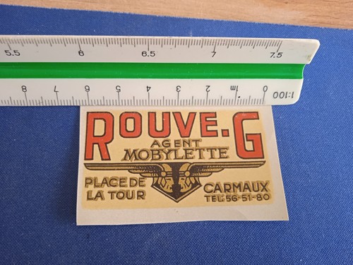 Chromo transfert mobylette - chromo,
