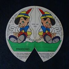 étiquette LES AMIS DE MICKEY Fromage MERE PICON WALT DISNEY 60's / PINOCCHIO (2)