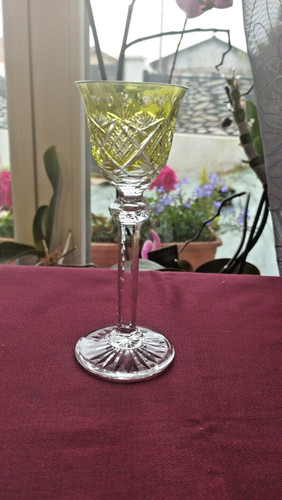 Verre liqueur en cristal - a,