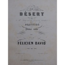 David félicien désert - david, le