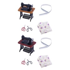 Machine à coudre pour maison de poupée, décoration pour meubles de maison,