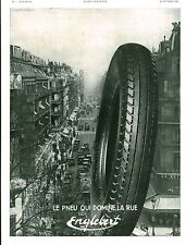 Publicité ancienne pneu Englebert 1931 issue de magazine