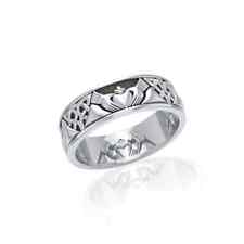 Bague Claddagh Irlandaise En