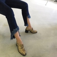 MOCASSINS FREE LANCE VINTAGE PYTHON  P  36  PHOTOS A SUIVRE 