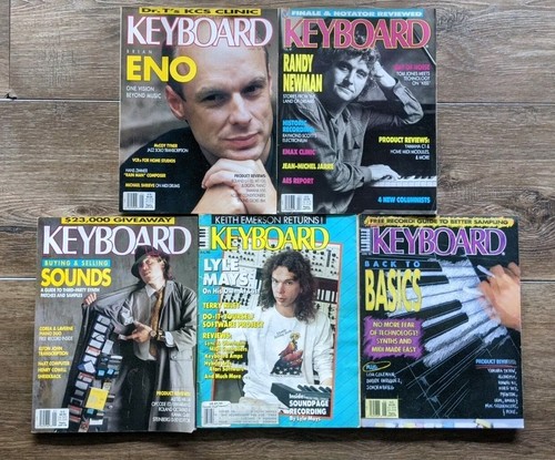 Keyboard magazine 1980 lot - keyboard, 6