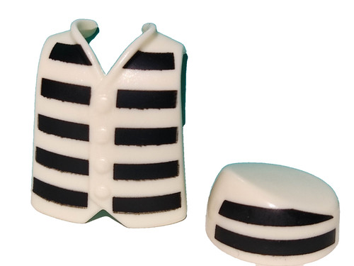 Playmobil gilet chapeau prison - playmobil,